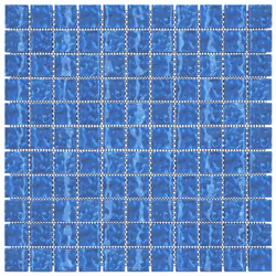 vidaXL 11x Mosaic Tiles Blue 30x30 cm Glass Mosaic Tile Sheet