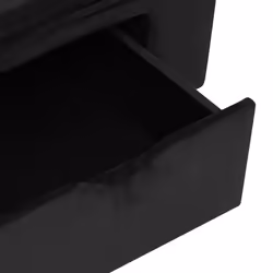 vidaXL Dog Sofa with Drawer Black Plush Pet Supplies Dog Cat Couch Sofa Bed - Additional view 6