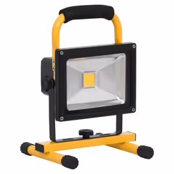 vidaXL Rechargeable LED Spotlight with Handle 30 W Cold White Work Flood Lamp