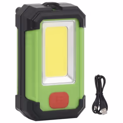 vidaXL Portable Solar Powered LED Spotlight Cold White Work Lamp Floodlight