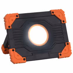 vidaXL Portable LED Spotlight ABS 10 W Cold White Garden Flood Spot Light Lamp