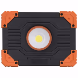 vidaXL Portable LED Spotlight ABS 10 W Cold White Garden Flood Spot Light Lamp