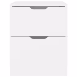 VidaXL 326724 nightstand/bedside table White - Additional view 4