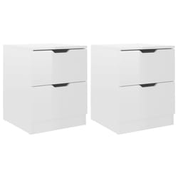 VidaXL 326736 nightstand/bedside table White