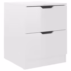 VidaXL 326736 nightstand/bedside table White