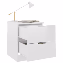 VidaXL 326736 nightstand/bedside table White - Additional view 5