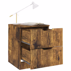 VidaXL 326740 nightstand/bedside table Oak - Additional view 6