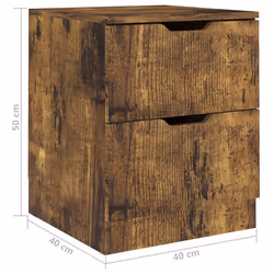 VidaXL 326740 nightstand/bedside table Oak - Additional view 7