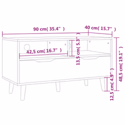 VidaXL 326785 TV cabinet/entertainment centre - Additional view 7
