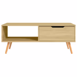 vidaXL Coffee Table Sonoma Oak Engineered Wood Side Accent Sofa Couch Table