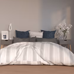 VidaXL 326800 nightstand/bedside table Grey - Additional view 2