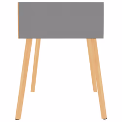 VidaXL 326800 nightstand/bedside table Grey - Additional view 4