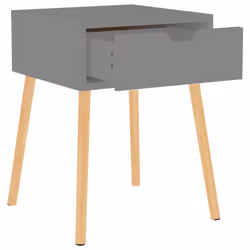 VidaXL 326800 nightstand/bedside table Grey - Additional view 6