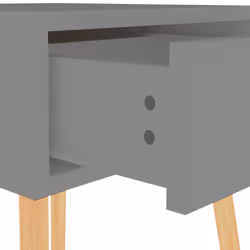 VidaXL 326800 nightstand/bedside table Grey - Additional view 8