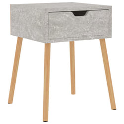 VidaXL 326803 nightstand/bedside table Concrete colour