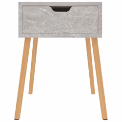 VidaXL 326803 nightstand/bedside table Concrete colour