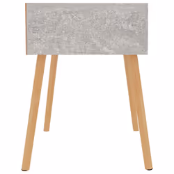 VidaXL 326803 nightstand/bedside table Concrete colour - Additional view 4