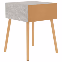 VidaXL 326803 nightstand/bedside table Concrete colour - Additional view 5