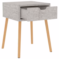 VidaXL 326803 nightstand/bedside table Concrete colour - Additional view 6
