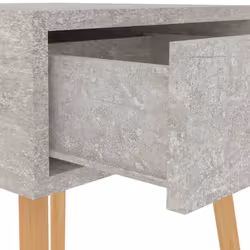 VidaXL 326803 nightstand/bedside table Concrete colour - Additional view 8