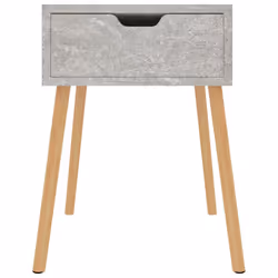 VidaXL 326804 nightstand/bedside table Concrete colour