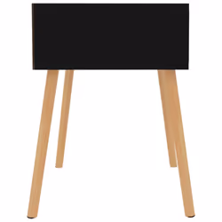 VidaXL 326809 nightstand/bedside table Black - Additional view 4