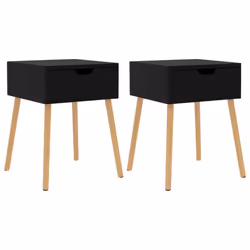VidaXL 326810, Black, Wood, 400 mm, 400 mm, 560 mm, 2 pc(s)