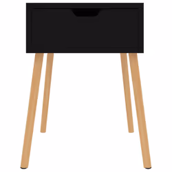 VidaXL 326810 nightstand/bedside table Black