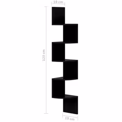 VidaXL 326838 shelve Wood Black - Additional view 7