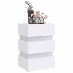VidaXL 326840 nightstand/bedside table White