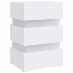 VidaXL 326840 nightstand/bedside table White - Additional view 4