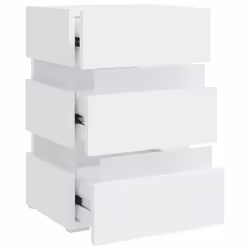 VidaXL 326840 nightstand/bedside table White - Additional view 7