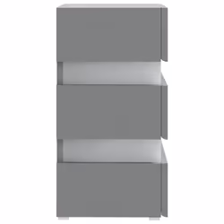 VidaXL 326842 nightstand/bedside table Grey - Additional view 6