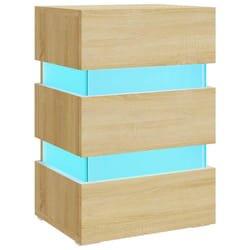 VidaXL 326843 nightstand/bedside table Oak