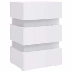 VidaXL 326846 nightstand/bedside table White - Additional view 4