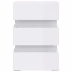 VidaXL 326846 nightstand/bedside table White - Additional view 5