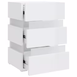 VidaXL 326846 nightstand/bedside table White - Additional view 7
