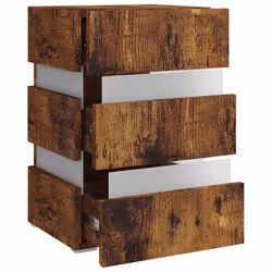 VidaXL 326848 nightstand/bedside table Oak - Additional view 4