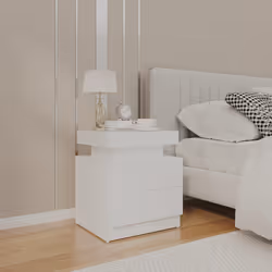 VidaXL 326849 nightstand/bedside table White
