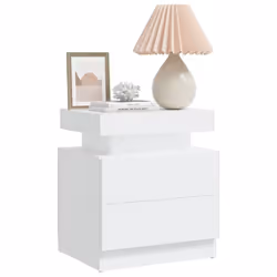 VidaXL 326849 nightstand/bedside table White