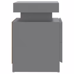 VidaXL 326851 nightstand/bedside table Grey - Additional view 5