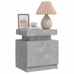 VidaXL 326853 nightstand/bedside table Concrete colour