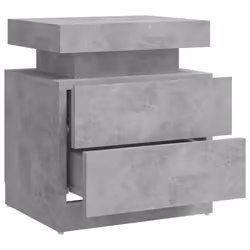 VidaXL 326853 nightstand/bedside table Concrete colour - Additional view 6
