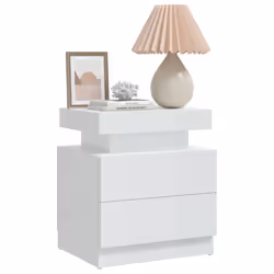 VidaXL 326855 nightstand/bedside table White