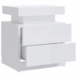 VidaXL 326855 nightstand/bedside table White - Additional view 6