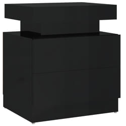VidaXL 326856 nightstand/bedside table Black