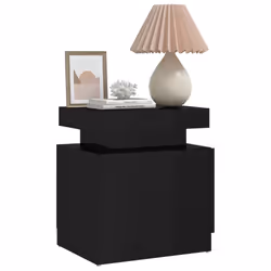 VidaXL 326856 nightstand/bedside table Black