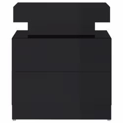 VidaXL 326856 nightstand/bedside table Black - Additional view 4
