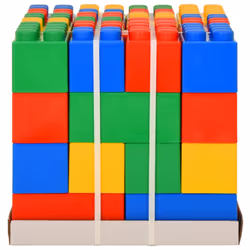 Polesie Wader Block Toys XXL 72 Pieces Stacking Blocks Building Brick Set