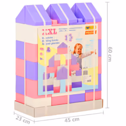 Polesie Wader Block Toys XXL 36 Pieces Stacking Blocks Building Brick Set - Additional view 4